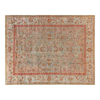 Antique Turkish Oushak Rug For Sale