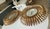 Metal Pair Gilt Metal Eyelash Sunburst Convex Wall Mirrors For Sale - Image 7 of 18