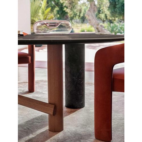 Black Sculptural Sengu Dining Table by Patricia Urquiola for Cassina For Sale - Image 8 of 16
