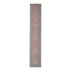 1960s Turkish Pink Runner Rug