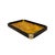 Chinoiseries Golden Brown Burl Rectangular Wood Accent Tray For Sale - Image 4 of 6