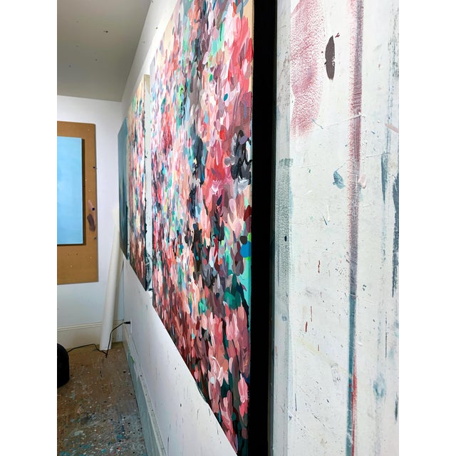 2020s Enamored No.1 Large Organic Abstraction Painting on Canvas (40x40) For Sale - Image 5 of 6