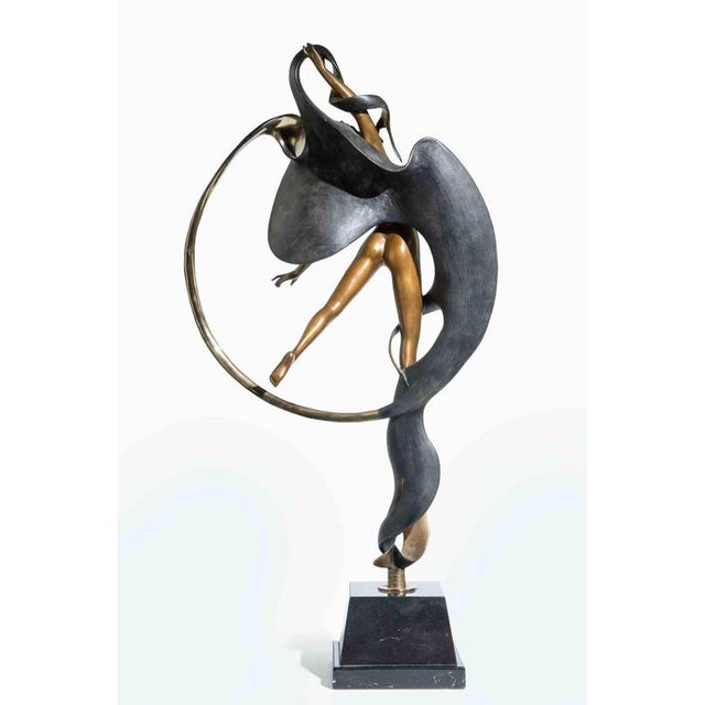 Angelo Basso, Leda Sculpture, 1986, Bronze For Sale - Image 4 of 11