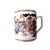 Chinese Vintage Chinese Geisha Coffee Tea Hand Painted Oriental Asian China Red Mark - Set of 4 For Sale - Image 3 of 12