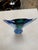 1970s Murano Sommerso Blue and Teal Art Glass Vase, Italy, Mid-Century For Sale - Image 5 of 9