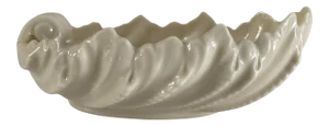 Lenox Leaf Candy Dish Off-White 6x4x2