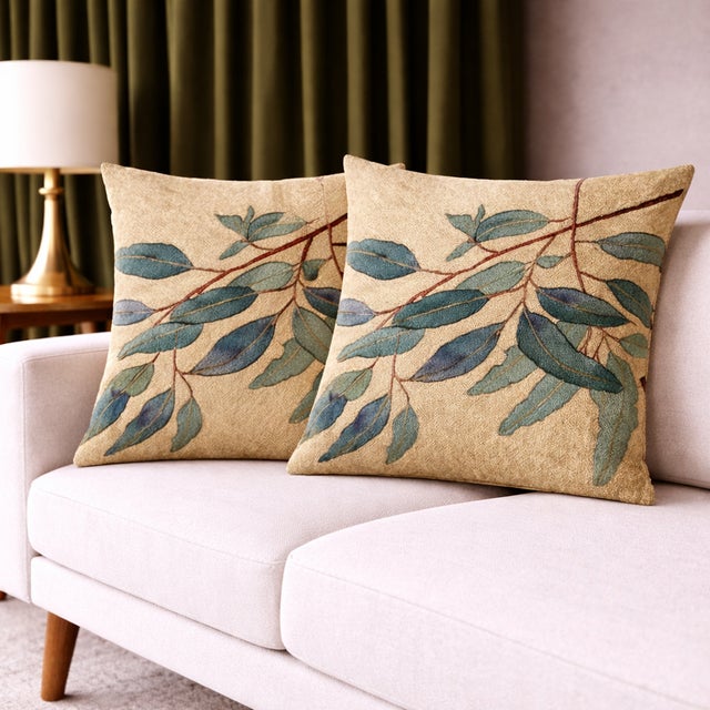 2020s Exquisite Luxury Arts & Crafts Sofa Cushions – 1920s Design Cushion Cover Only For Sale - Image 5 of 5