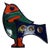 Vintage Ceramic Bird Wall Art, Denmark, 1970s For Sale