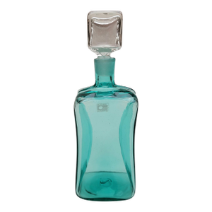 1980's Blenko Ice Cube Decanter