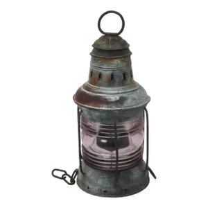 Authentic Antique Rustic New England Salvaged Nautical Ships Lantern