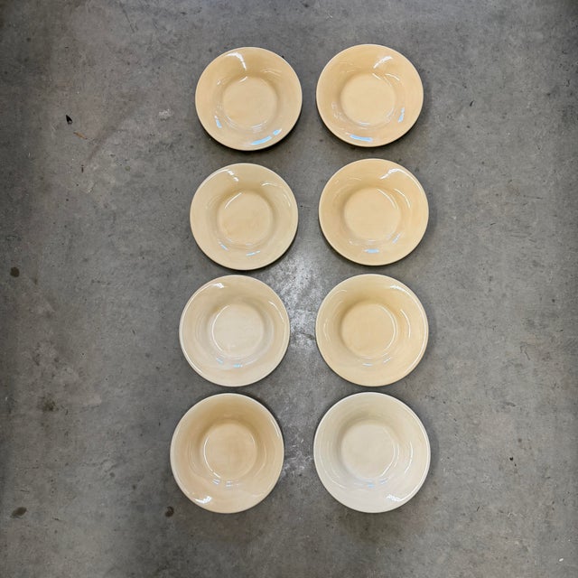 Farmhouse Vintage Pottery Barn Sausalito Soup, Salad, Pasta Bowl - Set of 8 For Sale - Image 3 of 3