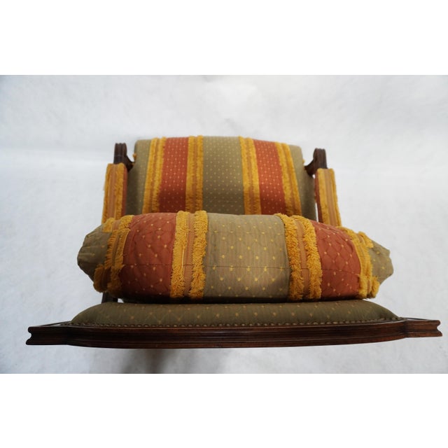 1990s William Switzer Louis XVI Continental Custom Upholstered Armchair For Sale - Image 10 of 18