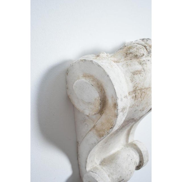 1930s Plaster Scrolls Wall Sconces, 1930s, Set of 2 For Sale - Image 5 of 6