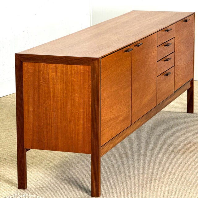 Mid-Century Sideboard with Brown Leather Handles from Meredew For Sale - Image 6 of 17