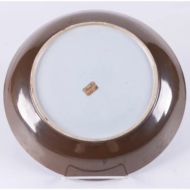 Chinese Kangxi Period Porcelain Famille Vert Low Bowls - A Pair For Sale In New York - Image 6 of 11