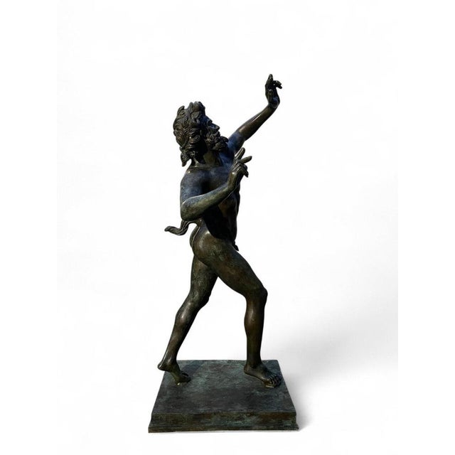 Monumental Faun Sculpture in Bronze For Sale - Image 9 of 13