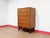 Brown Mid Century Modern Vintage Teak Dresser Chest in the Style of Meredew Danish Style For Sale - Image 8 of 12