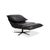 Free Motion Edit 2 Leather Armchair in Black with Electric Reclining Function from Koinor For Sale - Image 5 of 16