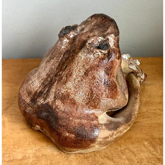 Vintage Ceramic Frog Sculpture For Sale - Image 15 of 15