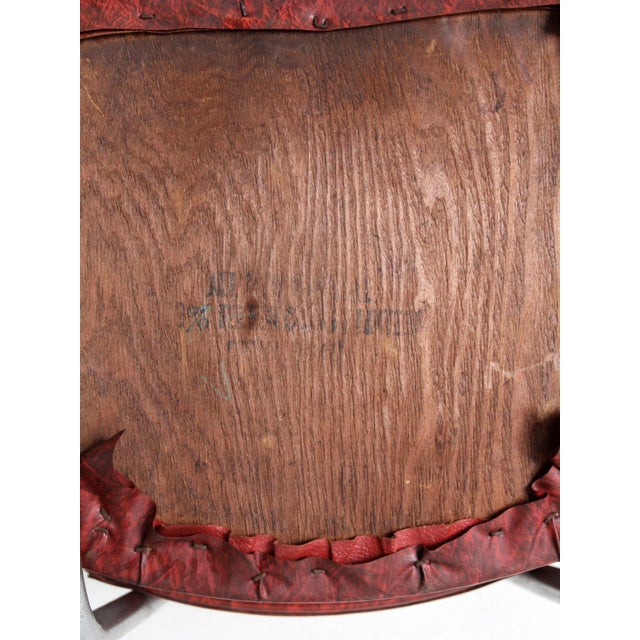 Mid-Century Red Laminate Table and Chairs For Sale - Image 14 of 17