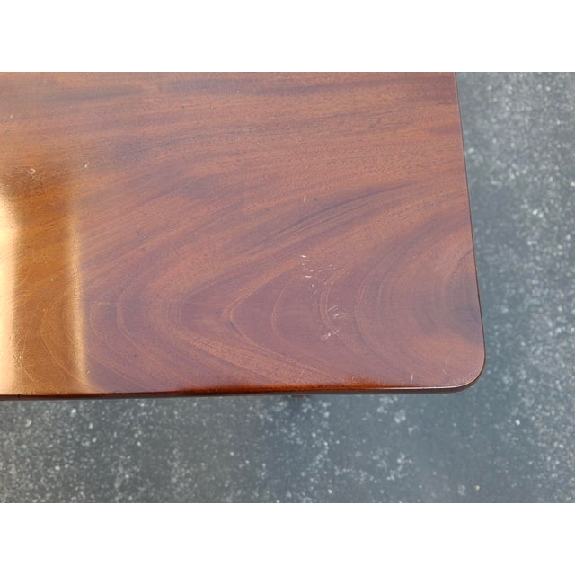 Wood 19th Century Chippendale Style Mahogany Console Table For Sale - Image 7 of 8
