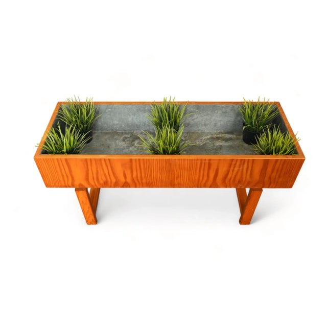 Mid 20th Century Mid 20th Century Long Axel Kjersgaard Planter in Solid Pine For Sale - Image 5 of 5