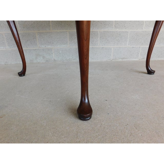 Harden Furniture Cherry Queen Anne Game Table | Chairish