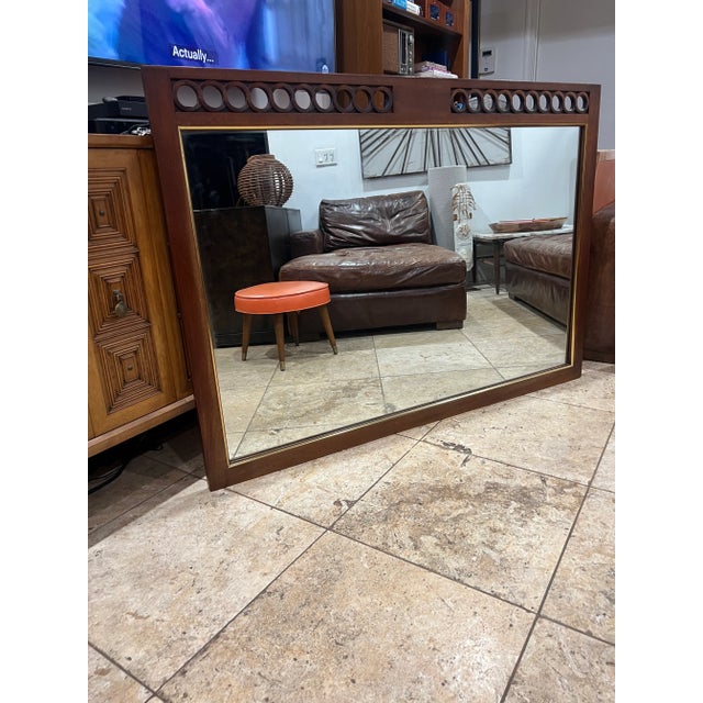 Mid Century Modern Sculpted Mirror by John Stuart For Sale - Image 12 of 12