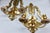 Rococo Pair of Solid Brass Two-Arm Rococo Revival Candle Wall Sconces With Acanthus Leaf Backplate, Early 20th Century For Sale - Image 3 of 15