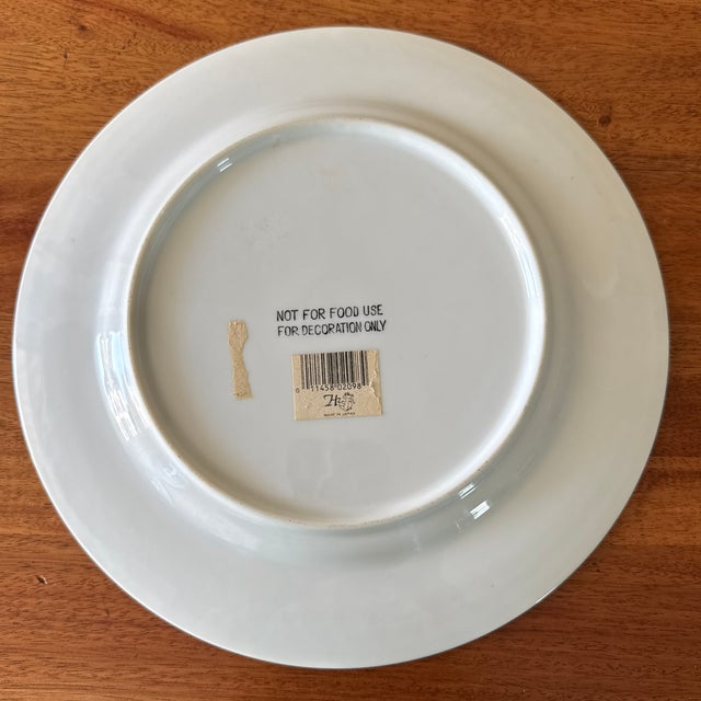 Vintage 1980s Florida Souvenir Plate With Pink Flamingos For Sale - Image 6 of 7