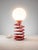Red Spiral Table Lamp, 1970s For Sale - Image 8 of 9