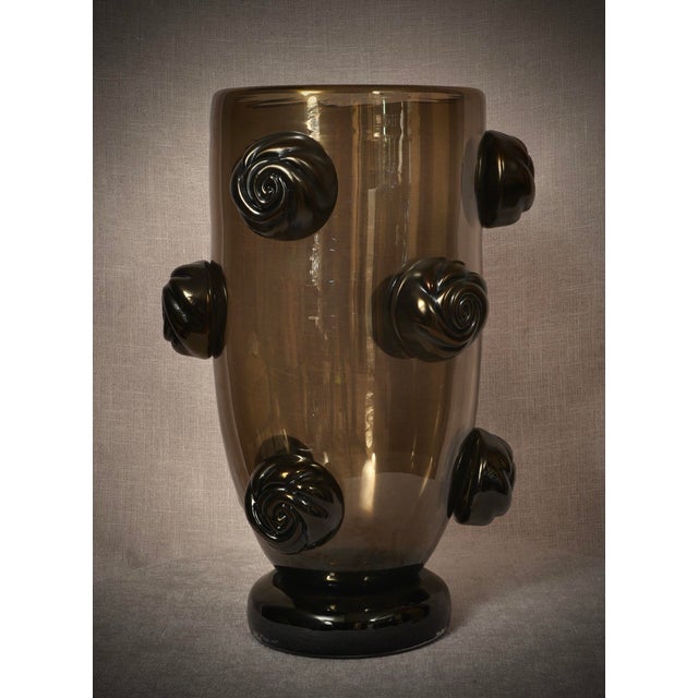 Mid-Century Murano Art Glass Vase, 2000s For Sale - Image 9 of 9