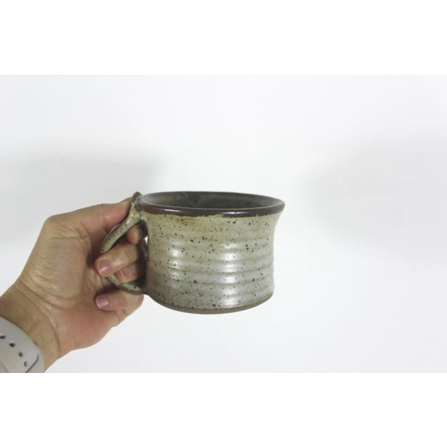 Vintage Signed Studio Pottery Mug For Sale - Image 9 of 9