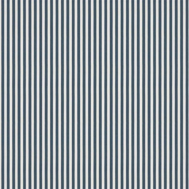 Harlequin Carnival Stripe Fabric in Navy - a Sample For Sale