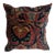 Pillow W/ Antique Persian Rug Fragment, 1'5' X 1'5" For Sale