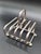 Silver 20th Century Silver-Plated Toast Rack, England, 1960s For Sale - Image 8 of 11