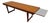 Large Mid Century Modern Danish Teak Bench With Pull Out Tray For Sale