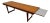 Large Mid Century Modern Danish Teak Coffee Table Bench With Pull Out Tray For Sale