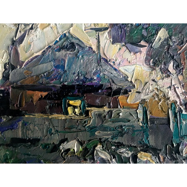 Textile Oil Painting After the Rain Kalenyuk Alex For Sale - Image 7 of 10