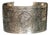 Mid Century Egyptian Silver Cuff With Incised Depiction of Cleopatra For Sale