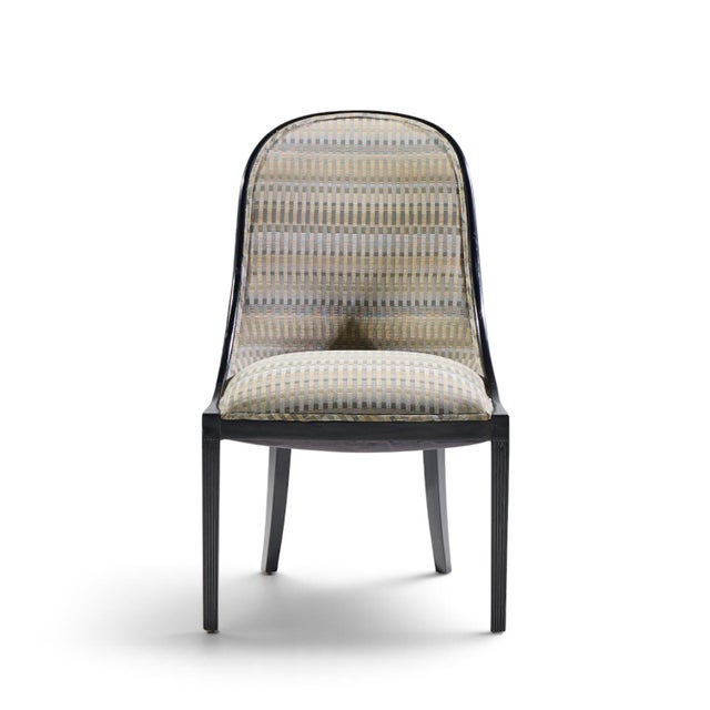 Late 20th Century Dessin Fournir Plante Model 1020-S Walnut Dining Chairs - Set of 8 For Sale - Image 5 of 10