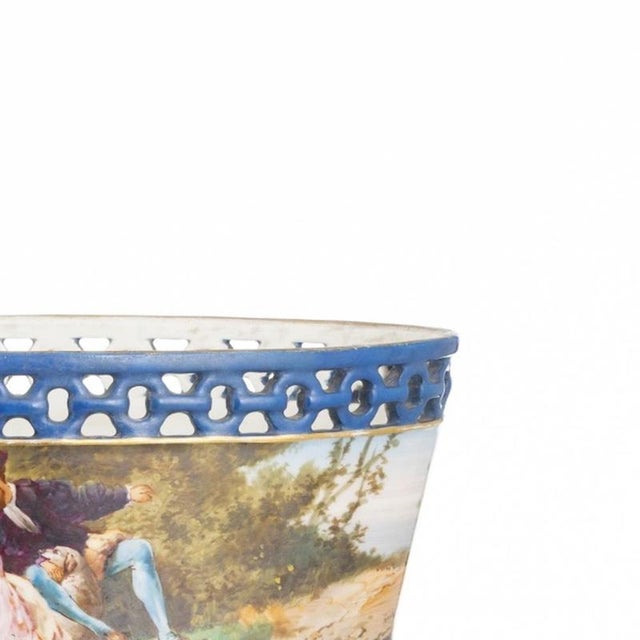 19th Century Porcelain Centerpiece with Base For Sale - Image 4 of 6
