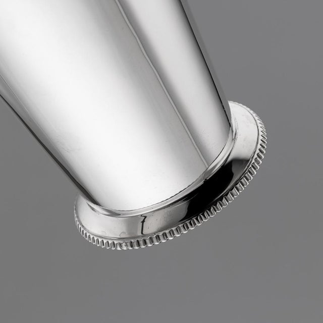 Vintage English Art Deco Silver Cocktail Shaker from Mappin & Webb, 1930s For Sale - Image 12 of 15