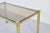 Metal Tubular Brass and Smoked Glass Coffee Table, 1960s For Sale - Image 7 of 9