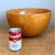 Vintage Handcrafted Wooden Salad Bowl For Sale - Image 9 of 12