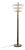 Brass 12-Light Floor Lamp in the style of Gaetano Sciolari, 1970ss For Sale