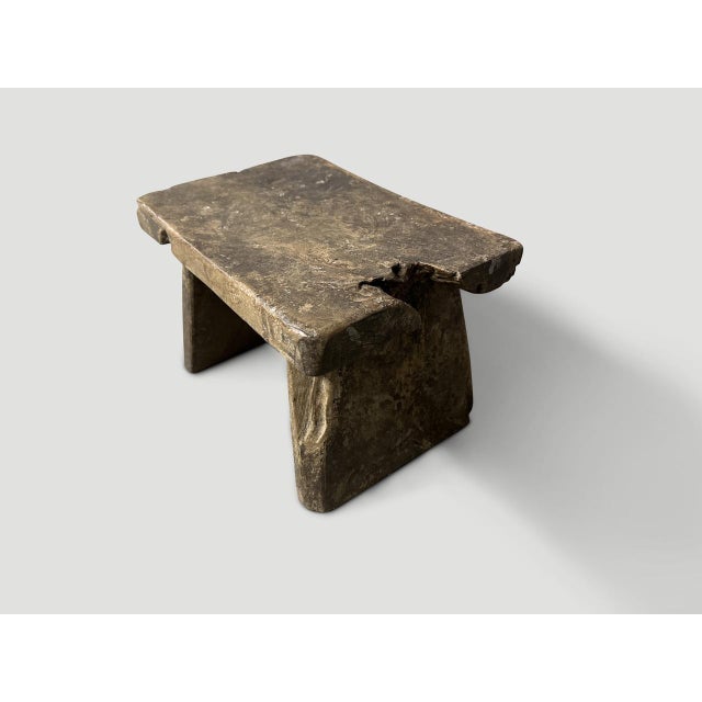 Andrianna Shamaris Wabi Sabi Side Table or Stool For Sale - Image 4 of 6