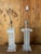 Art Deco Vintage 1991 Bauer Lamp Co. Lucite & Frosted Acrylic Table Lamps – Pair | Art Deco Revival For Sale - Image 3 of 13