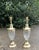 Contemporary Vintage Dresden Bleikristall Crystal & Brass Large Table Lamps - a Pair For Sale - Image 3 of 12