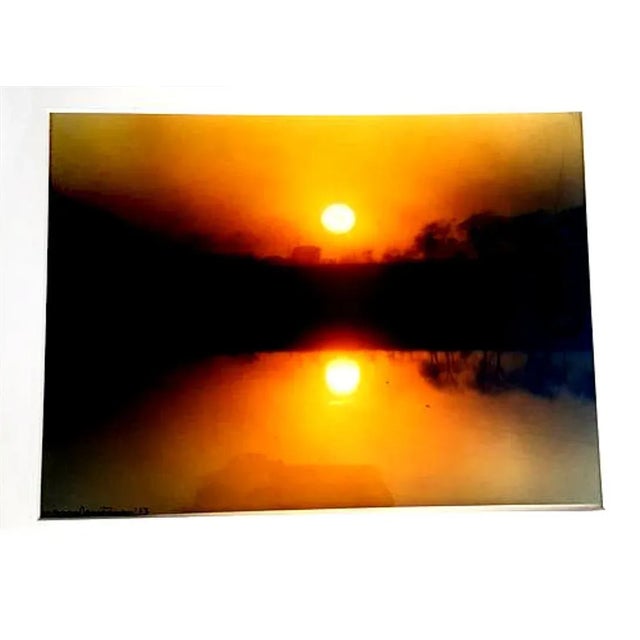 Fontana Franco - Sunset - Signed and Dated Photography 1973 For Sale - Image 3 of 3